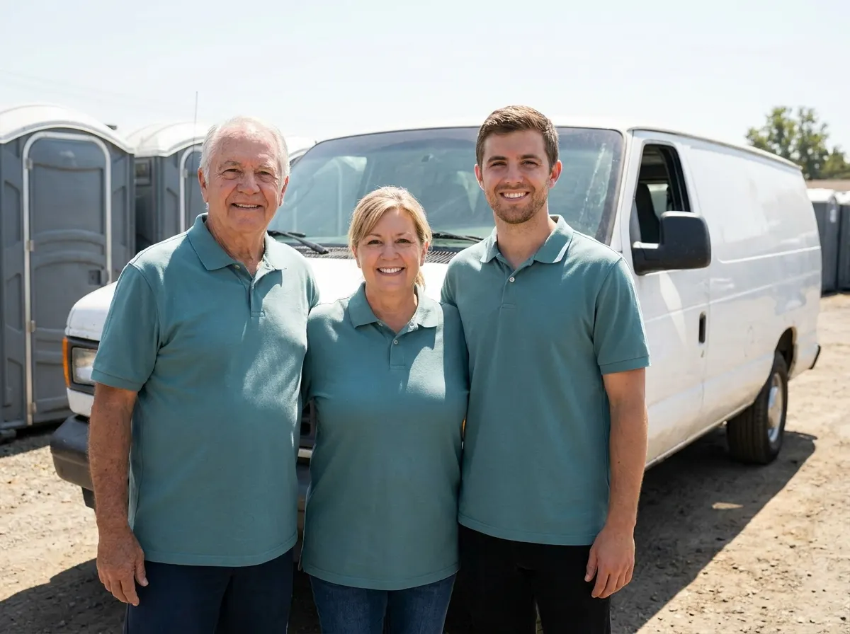 Cavendro Porta Potty Services portable toilet rentals team in Sacramento, CA